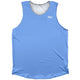 Blank Blue Carolina Athletic Tank Top by Tribe Lacrosse