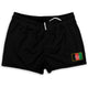 Afghanistan Country Heritage Flag Shorty Short Gym Shorts 2.5" Inseam Made In USA by Tribe Lacrosse