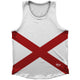 Alabama State Flag Athletic Sport Tank Top Made In USA by Ultras