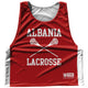 Albania Country Nations Crossed Sticks Reversible Lacrosse Pinnie Made In USA by Tribe Lacrosse