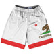 California State Flag 9" Inseam Lacrosse Shorts by Tribe Lacrosse