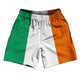 Ireland Country Flag Athletic Running Fitness Exercise Shorts 7" Inseam Made In USA By Ultras Sportswear