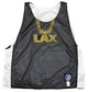 Lax Chain Lacrosse Pinnie in Black & White by Tribe Lacrosse