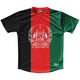 Afghanistan Country Flag Running Shirt Track Cross Country Performance Top Made In USA by Ultras