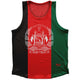 Afghanistan Country Flag Athletic Sport Tank Top Made In USA by Ultras