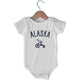 Alaska Tricycle Infant One-piece in White by Mile End Sportswear
