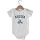 Arizona City Tricycle Infant One-piece in White by Mile End Sportswear