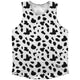 Dalmatian Dog Spots Pattern Athletic Tank Top