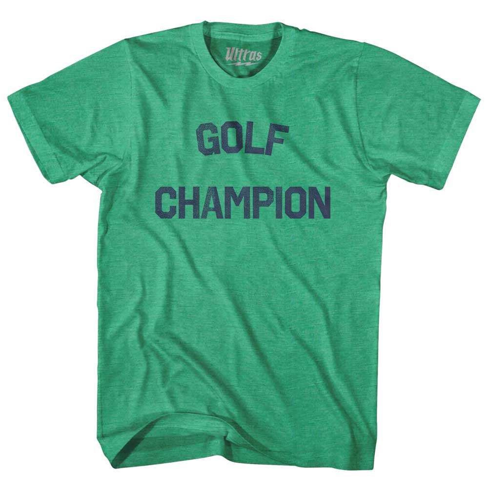 Golf Champion Adult Tri-Blend T-shirt for Sale | Tribe Lacrosse, Tees ...
