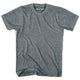Mile End Athletic Grey Blank T-shirt in Athletic Grey by Mile End Sportswear
