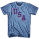 USA Miracle T-shirt in Athletic Blue by Billy Hoyle