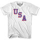 USA Miracle T-shirt, White in White by Billy Hoyle